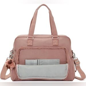 Kipling Pink Alanna Diaper Bag, NWT